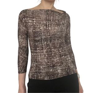 Max Mara Viscose Boat Neck top Women Size Small